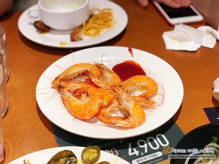  새우축제 중인 에슐리w 뉴코아 강남점! 잠원동맛집 인정...!
