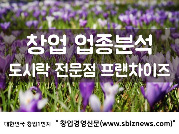  창업 업종분석, 도시락 전문점 프랜차이즈