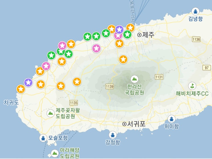  제주 한 달 살기-제주도 북서부 여행하기(여행지/식당/카페)