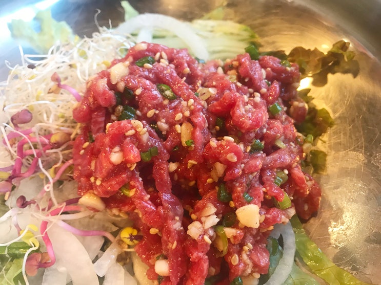  횡성 맛집 횡성순한우 육회비빔밥 육사시미