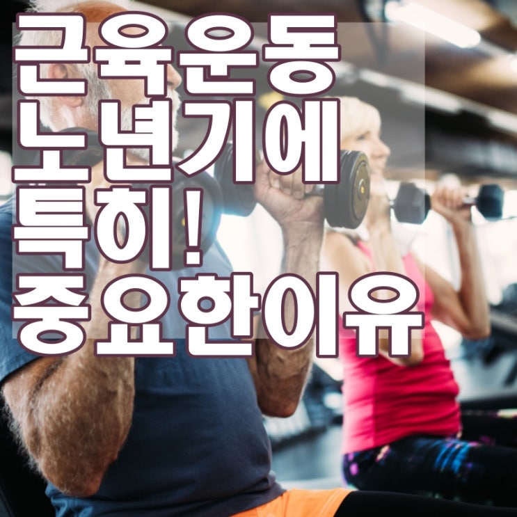  근육 운동 노년기에 그 빛을 발하다!