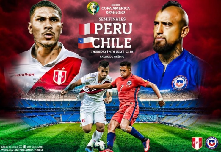 [2019 코파아메리카 4강] 칠레 VS 페루 / 중계 채널, 예상 선발라인업, 소집 명단