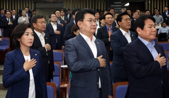 자유한국당 ‘국회상임위원장(예결위) 김재원 황영철 후보자 등록’