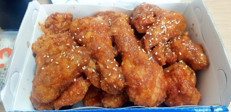  멕시카나 마늘치킨 간단 리뷰