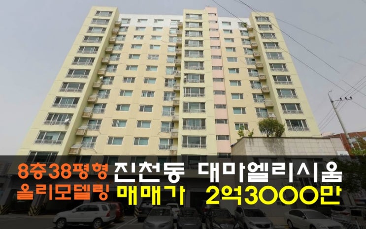  [아파트매매]진천동 대마엘리시움