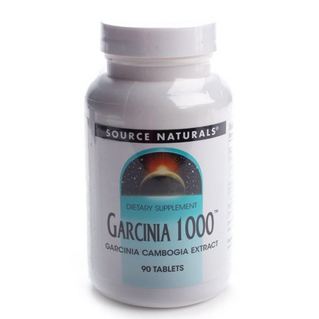  Source Naturals 가르시니아 1000 캄보지아 추출물 타블렛, 90개입