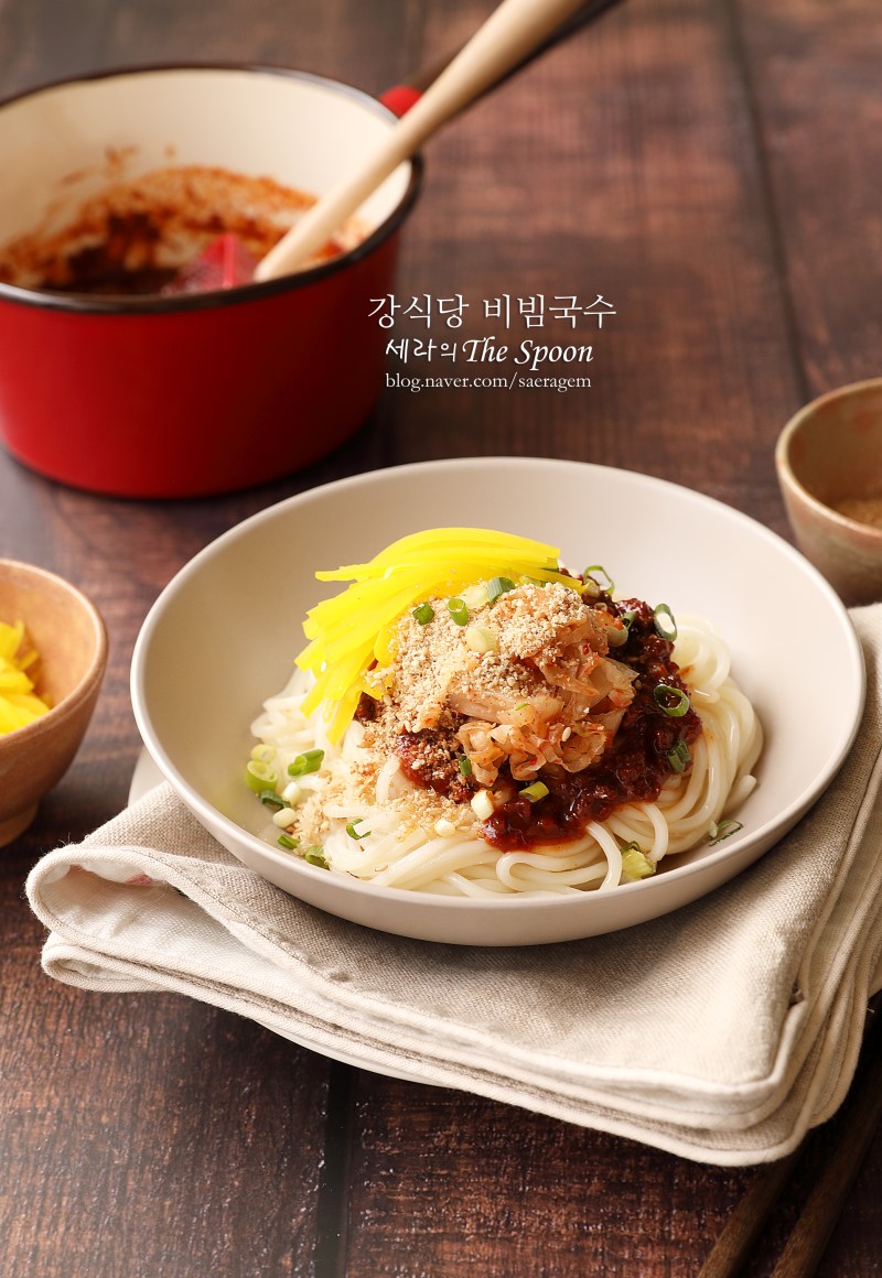 강식당 비빔국수 레시피/양념장 4인분W백종원 : 네이버 블로그