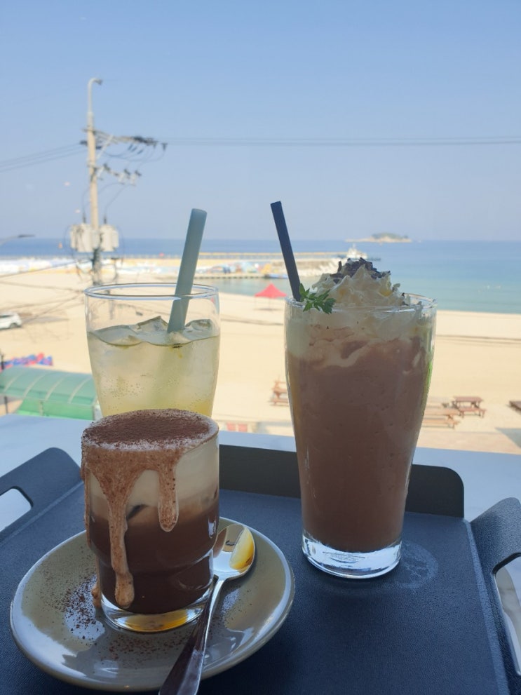  고성 천진 예쁜카페 바다가 한눈에!