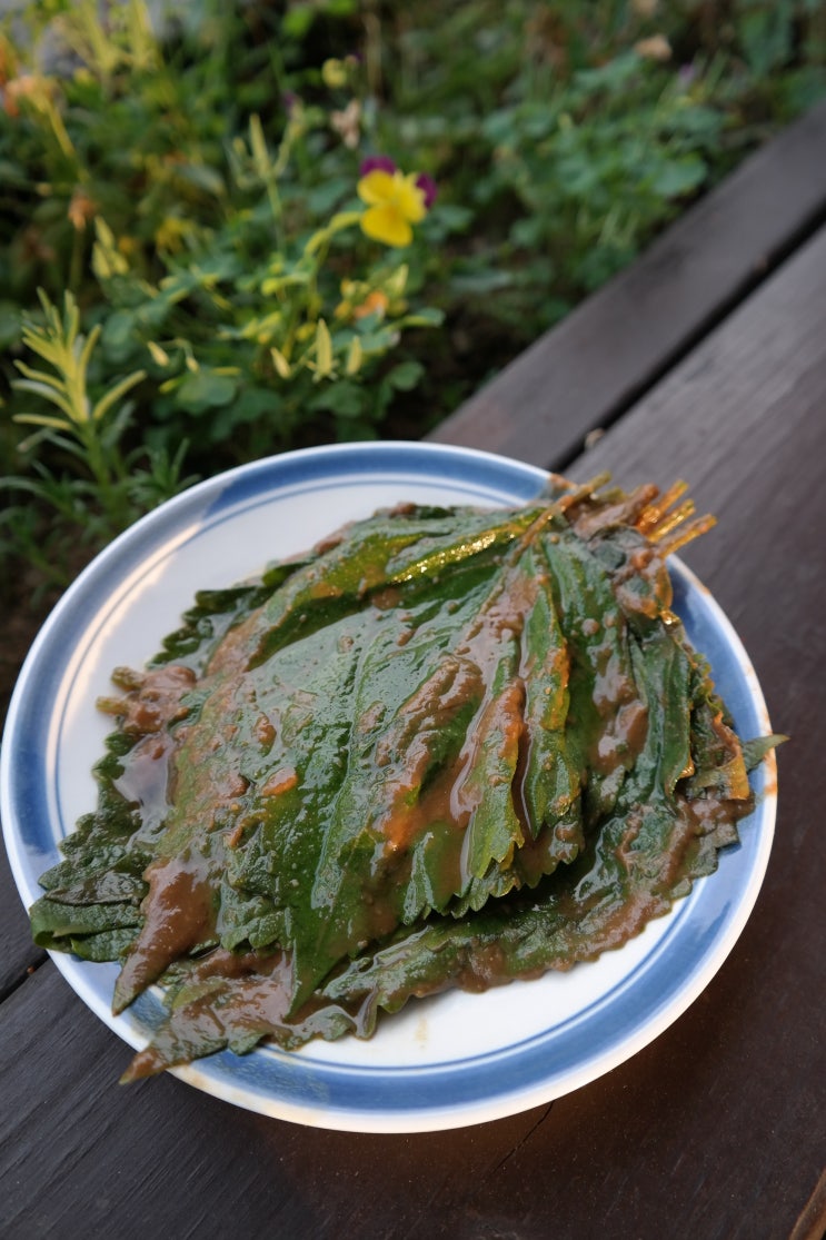  된장깻잎장아찌~적당히 짭조름 입맛도는~