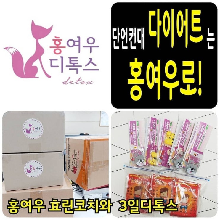  홍여우디톡스, 효린코치와 함께 3일만에 지방 뿌시기!