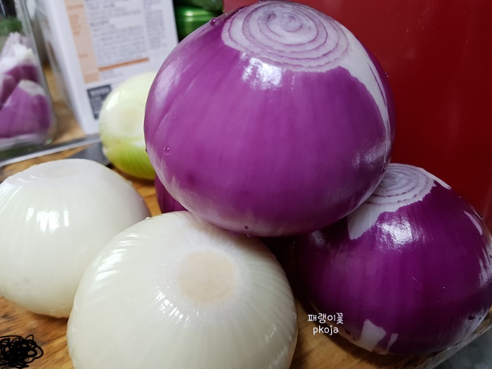  애터미 다시마간장으로 양파장아찌 담기