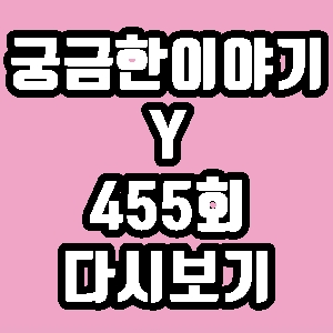 궁금한이야기Y 은서의 고백 455회 재방송 다시보기 방송시간 편성표