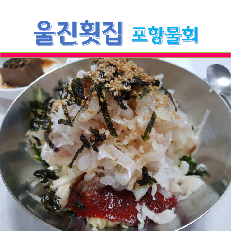  포항 대흥동 용흥종합시장 울진횟집 이것이 포항 물회