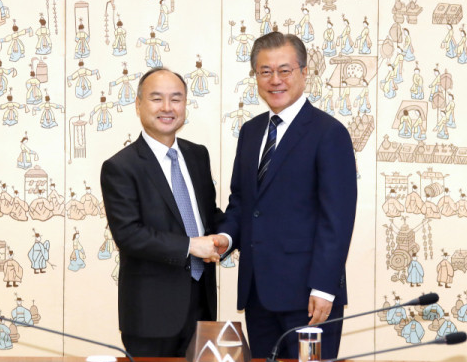  소프트뱅크 손정의 회장 방한, 가온미디어 등 AI 인공지능 투자 강조!