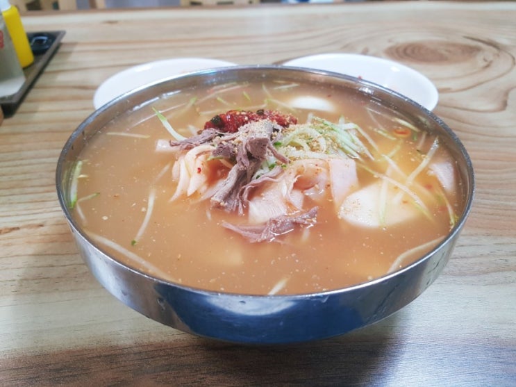  2018.생활의 달인 中 10대 맛의 달인 선정 밀냉면 맛집 / 아산시 신정식당