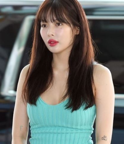  달라진 현아 공항사진에 현아 입술 필러 의혹