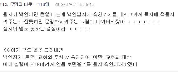  인어공주 왕자도 무조건 흑인배우로 캐스팅해야하는 이유.....jpg