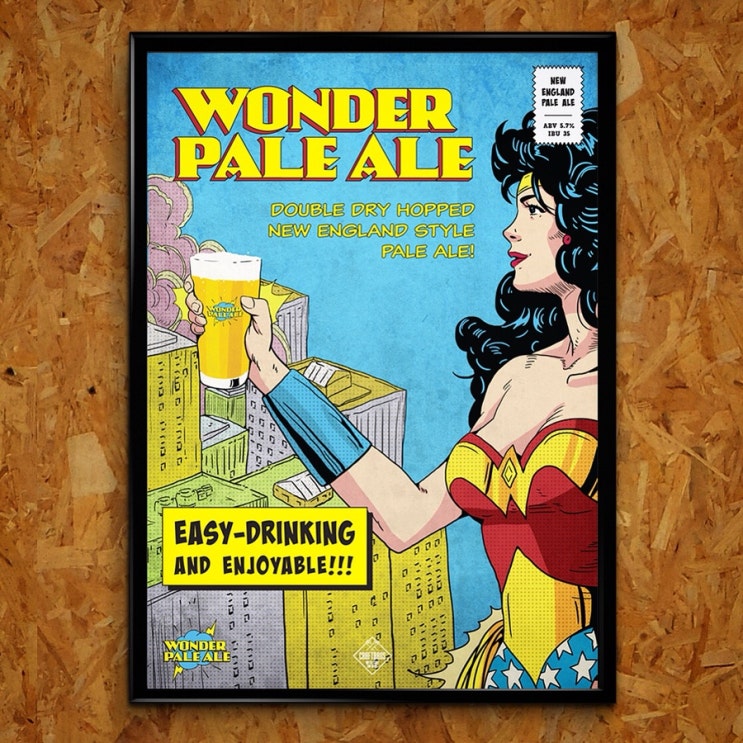  WONDER New England Pale Ale 원더 페일 에일이 새롭게 출시됩니다. 크래프트브로스 탠하우스 서래마을 Craftbros Tap House