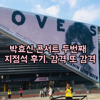 박효신 콘서트 두번째 지정석 후기+콘서트 시간 및 떼창 응원방법 :)