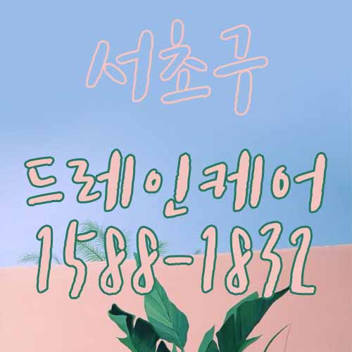  ※서초구(서초동, 방배, 반포동, 양재, 잠원동)변기/하수구막힘 모두 해결!