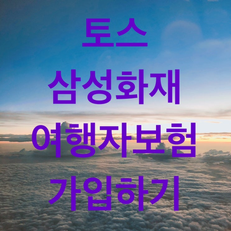  [세부 여행 준비물] 동반인과 함께 '토스 여행자 보험' 가입하기!