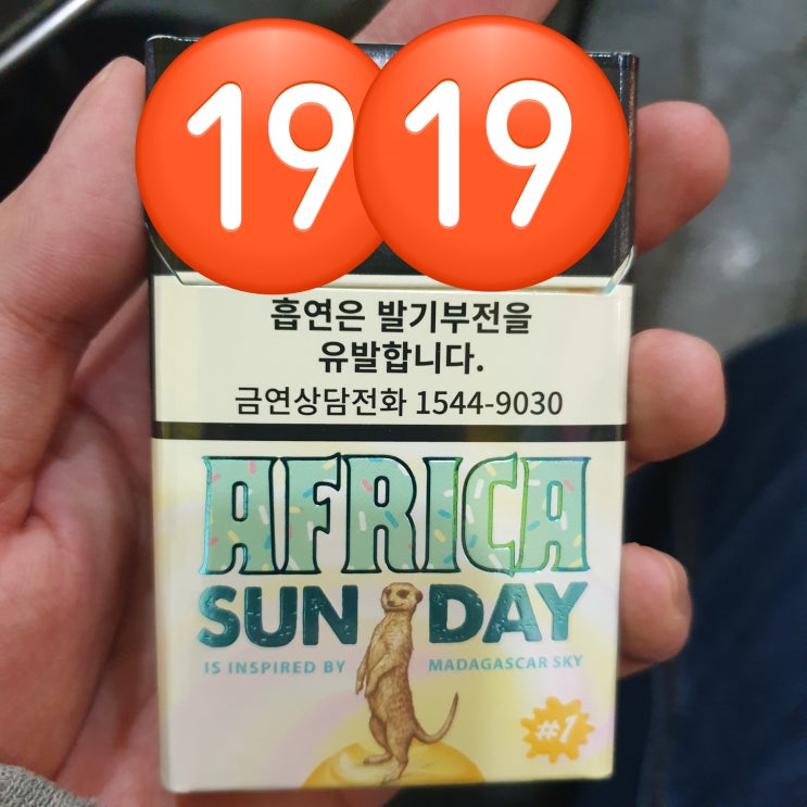 [담배리뷰] 디스 아프리카 썬데이