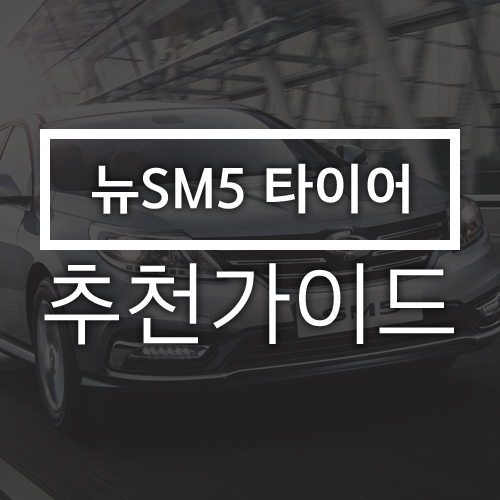  SM5 타이어 입맛대로 골라 쓰는 타이어 추천가이드!
