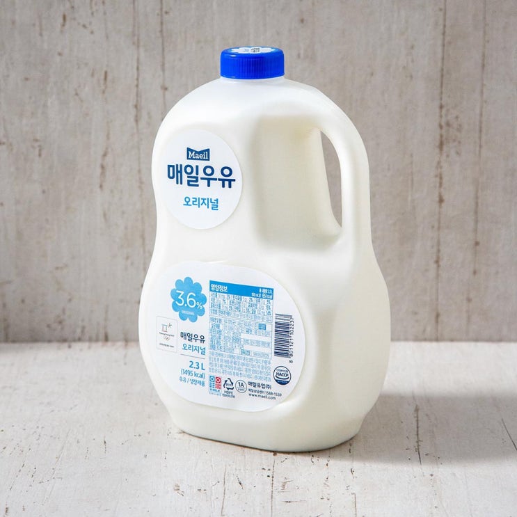  매일우유 오리지널, 2.3L, 1개 4,980원