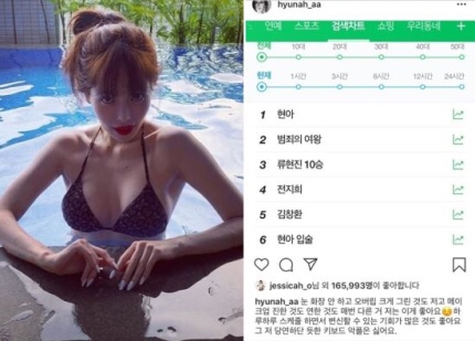  현아 입술필러, 현아 입술논란 해명 현아 인스타그램 전문