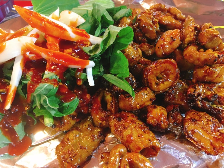  서울중앙시장 곱창골목맛집 40년 왕십리원조 안경할머니곱창집