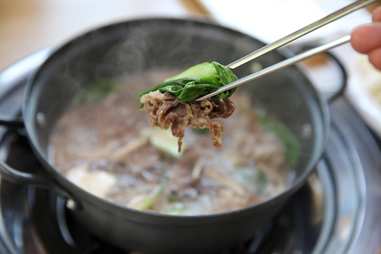  의왕 고기집 산낙지가 풍덩한 샤브샤브 맛집