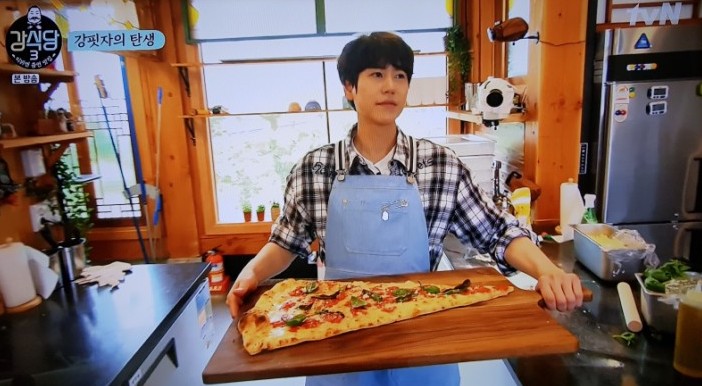  강식당 화덕피자 규현 마르게리타피자 만들기