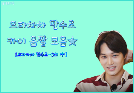 [EXO/엑소/EXO-K/엑소케이]EXO/엑소카이-으라차차 만수로 움짤 모음[으라차차 만수로-3회 中]{캡쳐/움짤}