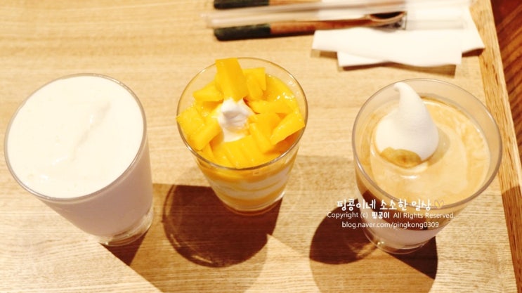  백미당 커피 아이스크림 라떼 메뉴 및 가격