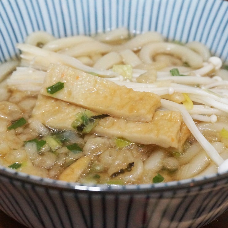  비오는날 따끈한 국물 음식 생각날 때, CJ 가쓰오 우동 맛있게 만드는 법!