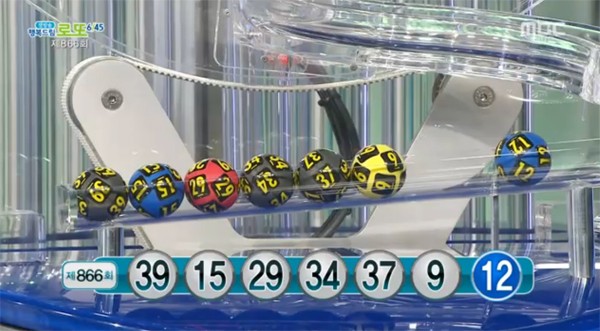  866회 로또 당첨번호, 1등 '9, 15, 29, 34, 37, 39' 대박 당첨점은?