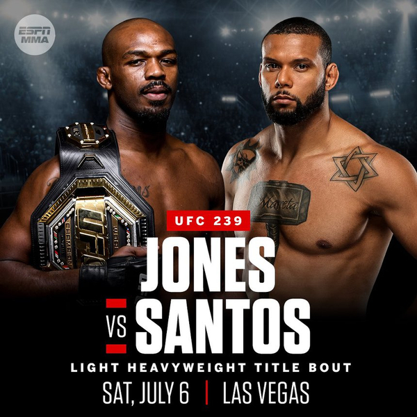  UFC239 중계 존 존스 산토스 여성밴텀급 아만다 누네스 vs 홀리 홈 경기시간 안내 시청방법