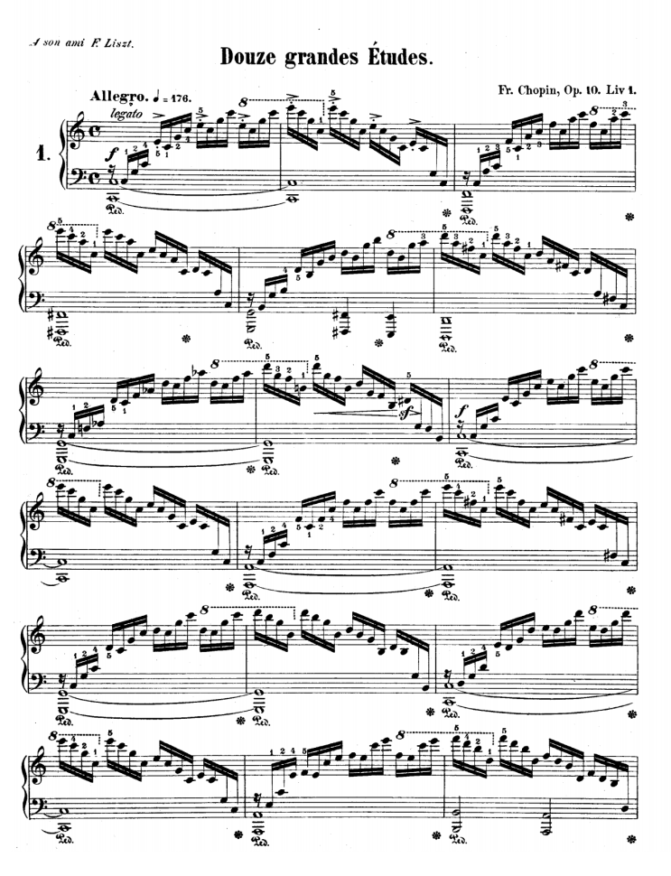쇼팽 에튀드 op.10 no.1 c major 악보 쇼팽 에튀드 op.10 no.1 c major 악보