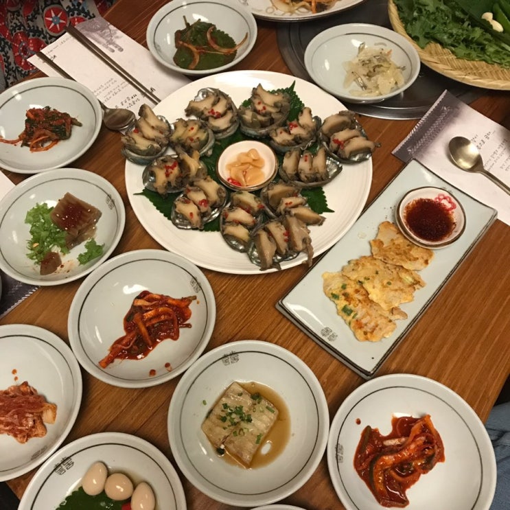  부산 괴정 밥집, 전복장 한정식 백년지기