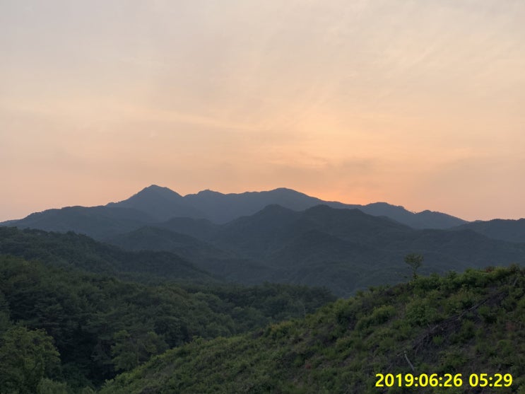  한강기맥2차 // 2회차 2박3일 셋째날 /  상창고개직전 임도~상창고개~금물산~발귀현~갈기산~신당고개