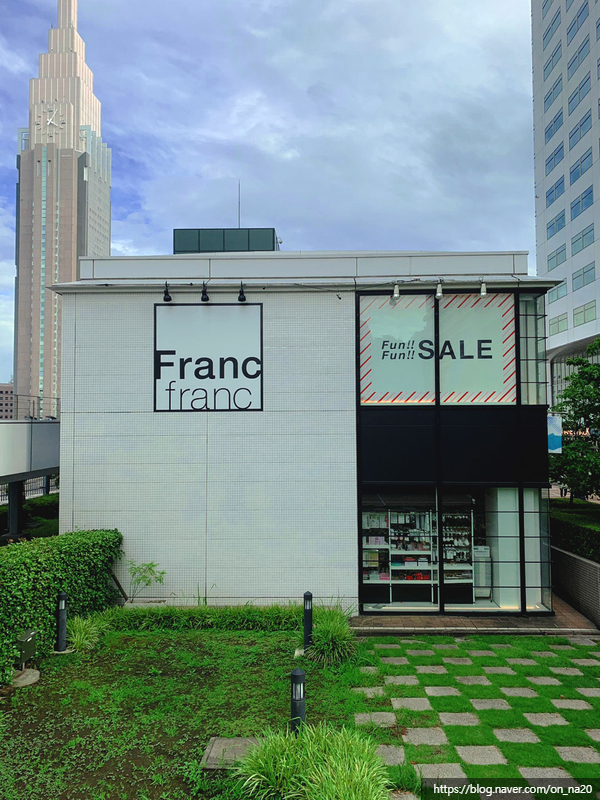 [신주쿠] 잡화점 Franc franc (프랑프랑)