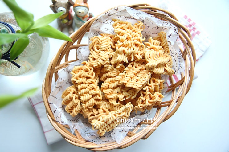  맛있는 에어프라이어 라면땅 만들기 쉽게 해요