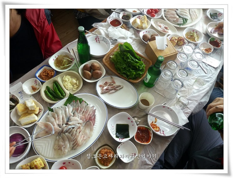  신안 천사대교 병어회정식 봉자네1번지 식당