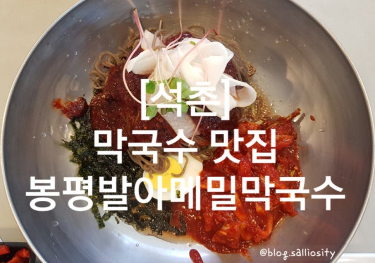  [석촌역] 봉평발아메밀막국수