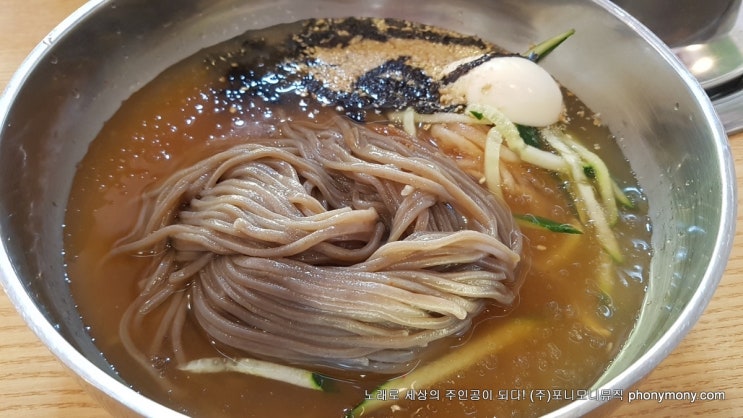  <포니모니뮤직이 후원하는 힘내세요, 소상공인 프로젝트> [천안메밀막국수 맛집] 단돈 4,000원의 행복 부자갈비의  40년전통 메밀막국수~!!