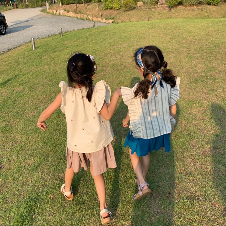  [반짝마켓 아동복] 치마바지, 러플 블라우스