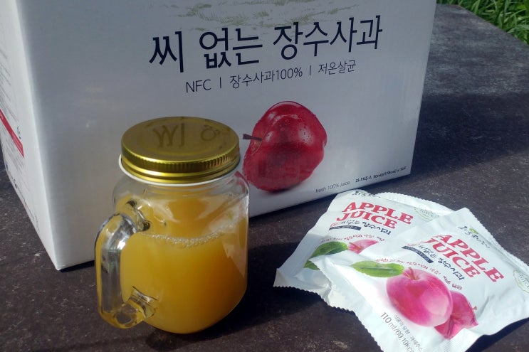  [하늘곳간]씨 없는 장수사과즙과 더위타파! 허하면 땀을 더 흘려요!!