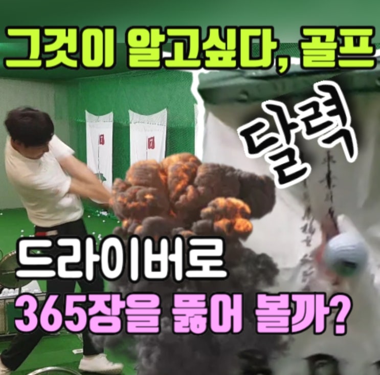  골프실험 드라이버스윙 전화번호부,달력 뚫기