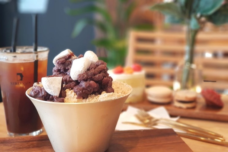  서산빙수맛집 레클루전 커피가 무료리필!