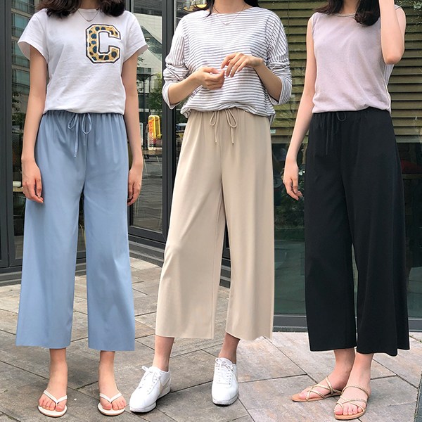  바잉몰 완전쿨해 와이드 여름 밴딩팬츠 9,900원